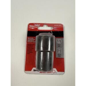 Milwaukee Electric - Adapter Quick Change 1/2 in.SQ DRV to 7/16 HEX